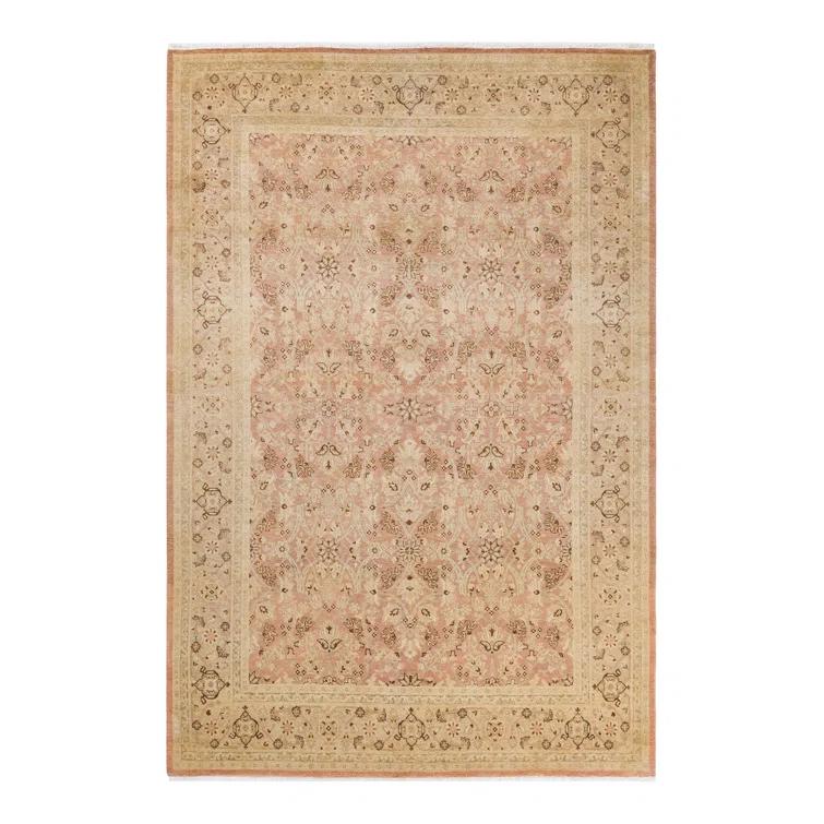 Isabelline Shentell One-of-a-Kind 6' 1" X 9' 3" 2000s Wool Area Rug in Beige