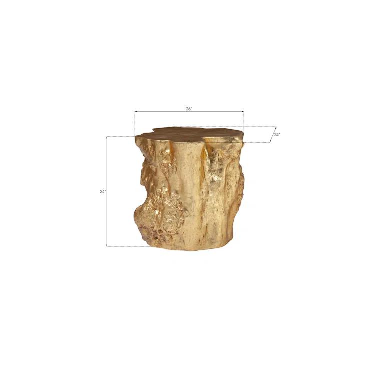 Log Side Table