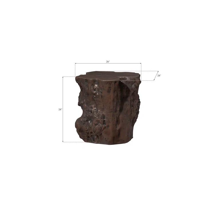 Log Side Table