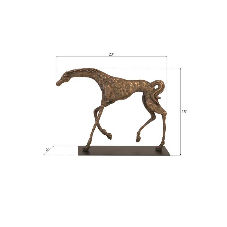 Phillips Collection Prancing Horse Statue
