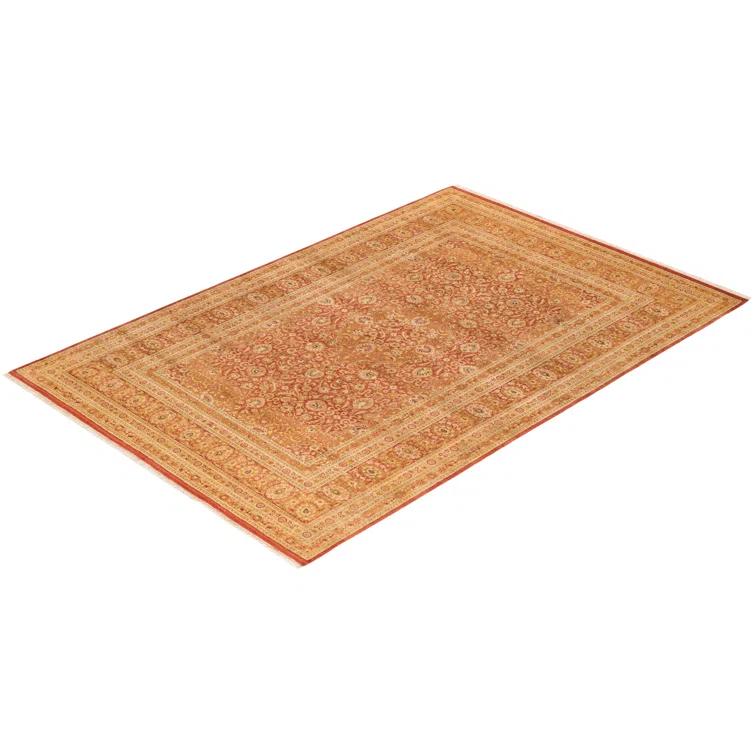 Classic One-of-a-Kind 6' 4" X 9' 5" Hand Knotted Area Rug