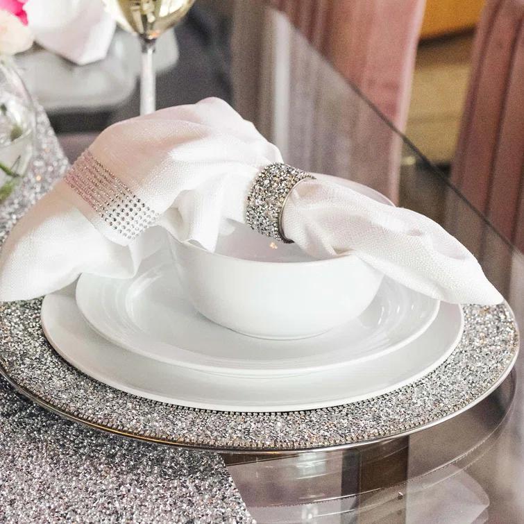 Sparkles Home Luminous Napkin Ring Set & Reviews | Wayfair