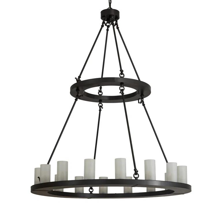 2nd Ave Lighting Loxley 16 - Light Timeless Bronze Unique/Statement Pendant