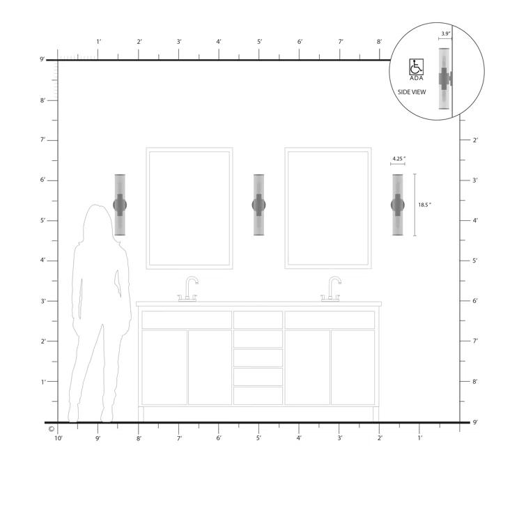 Wade Logan® Birchfield Dimmable Vanity Light