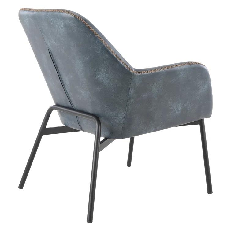 Faux Leather Armchair