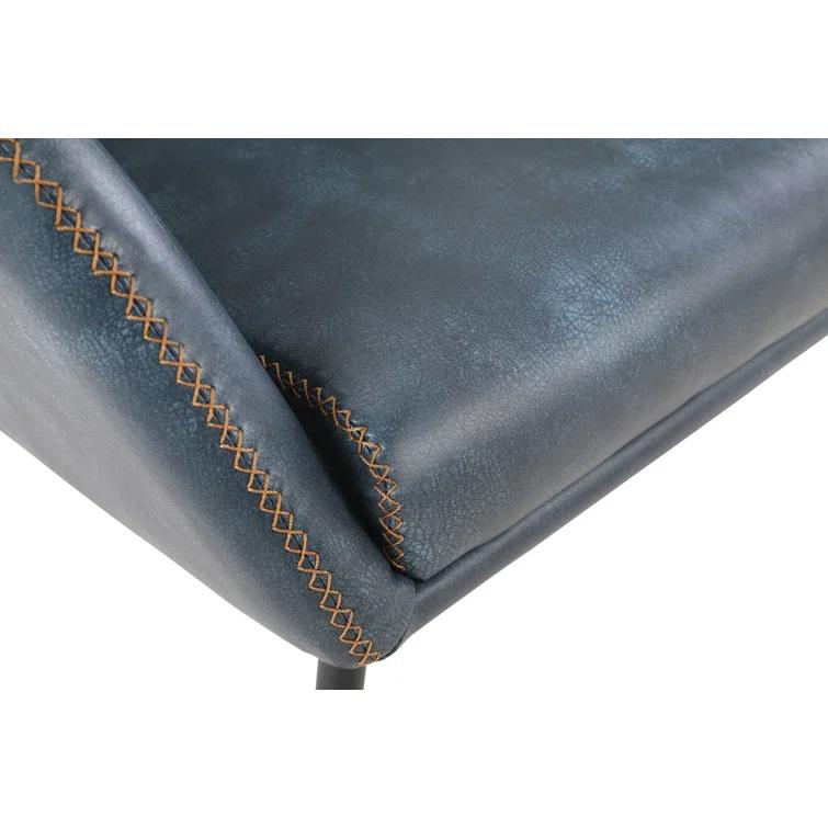 Faux Leather Armchair