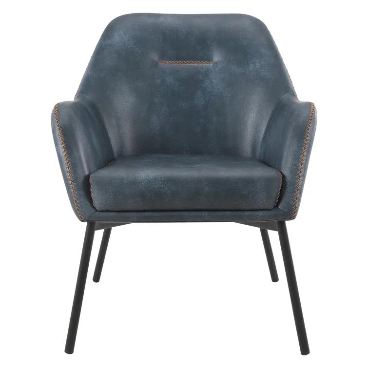 Faux Leather Armchair