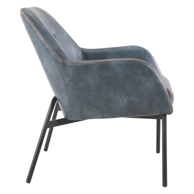 Faux Leather Armchair