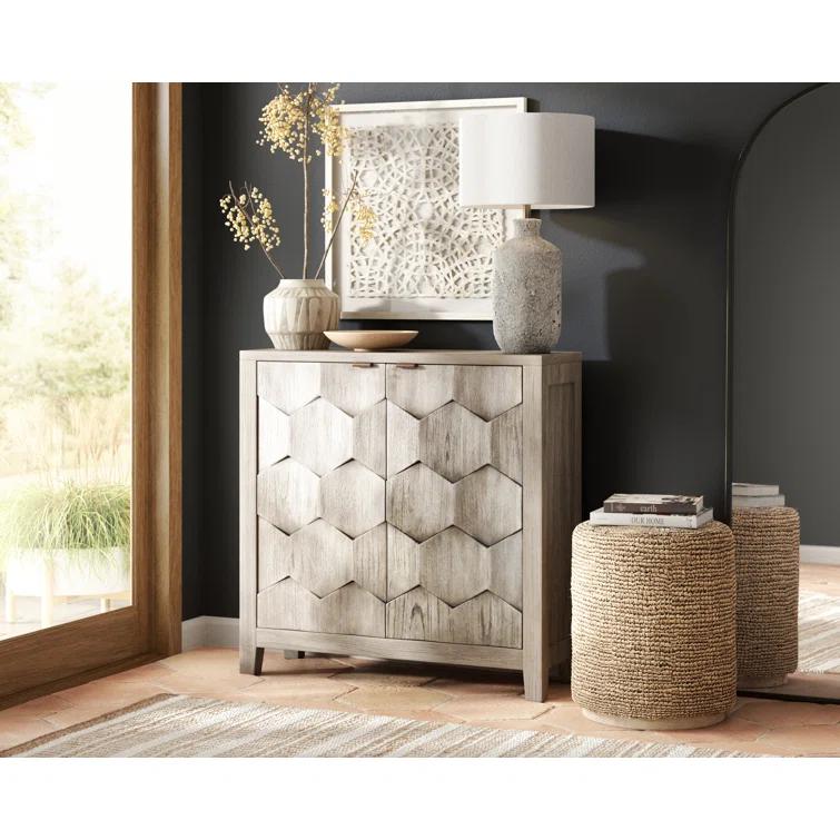 Blancheville Solid Wood Storage Cabinet