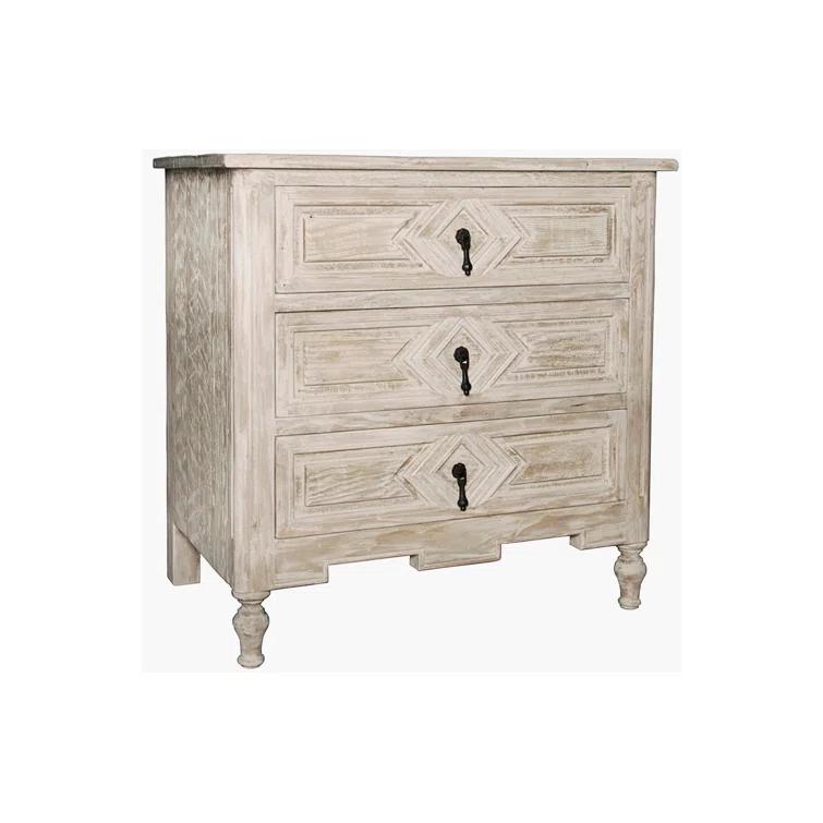 Anderson Natural Reclaimed Wood 3-Drawer Accent Chest