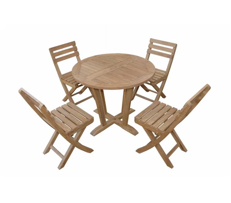 Anderson Teak Descanso Alabama 5-Pieces Bistro Set