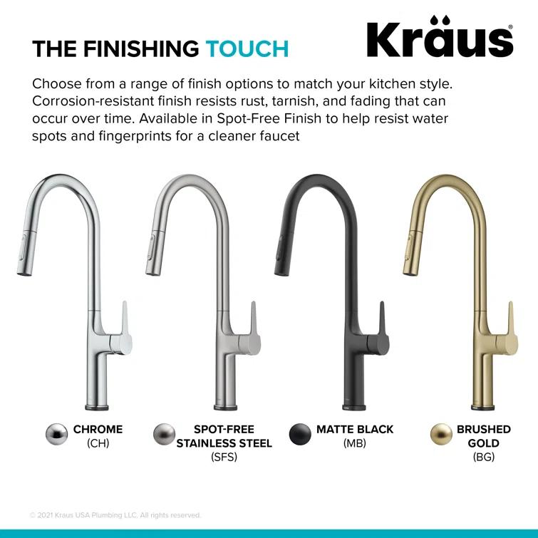 Pull Down Touch Single Handle Kitchen Faucet
