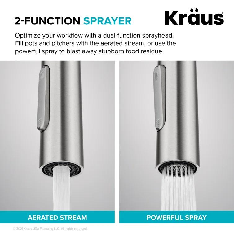 Pull Down Touch Single Handle Kitchen Faucet
