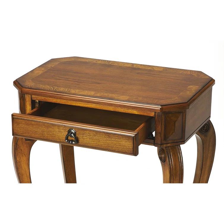 Butler Specialty Traditional Console Table In Olive Ash Burl