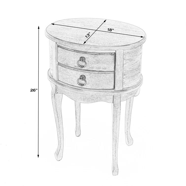 Whitley Oval Side Table