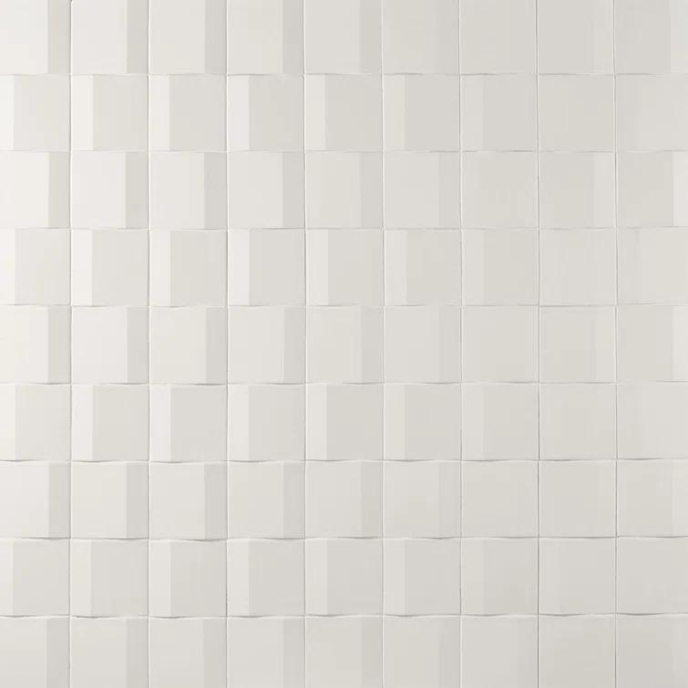 Ardor Edge 5.11 in. x 5.11 in. Metallic Porcelain 3D Wall Tile (4.12 Sq. Ft. / Case)