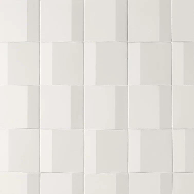 Ardor Edge 5.11 in. x 5.11 in. Metallic Porcelain 3D Wall Tile (4.12 Sq. Ft. / Case)