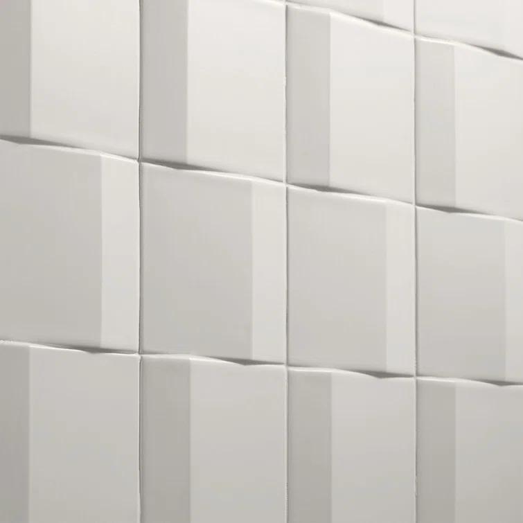 Ardor Edge 5.11 in. x 5.11 in. Metallic Porcelain 3D Wall Tile (4.12 Sq. Ft. / Case)
