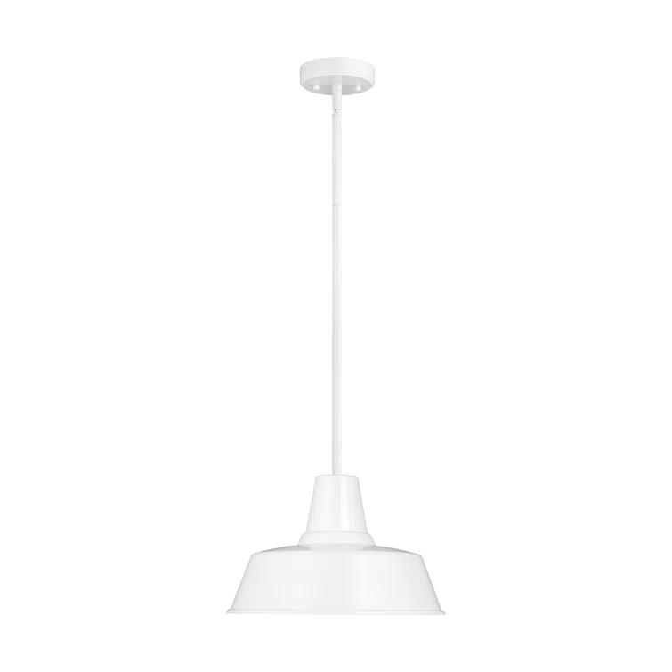 Fisher Outdoor Pendant Light - White / 14" Dia