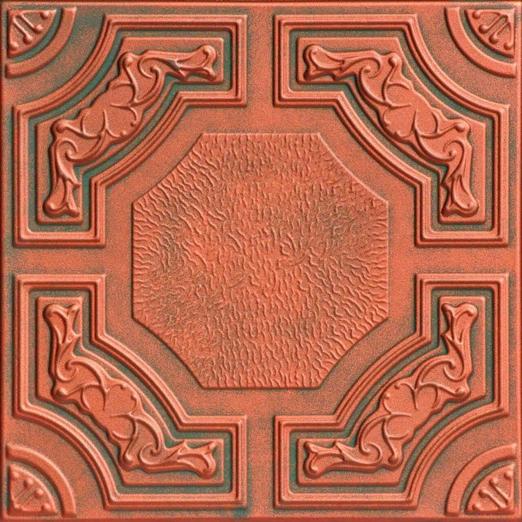 Evergreen 1.6 ft. x 1.6 ft. Polystyrene Glue-up Ceiling Tile