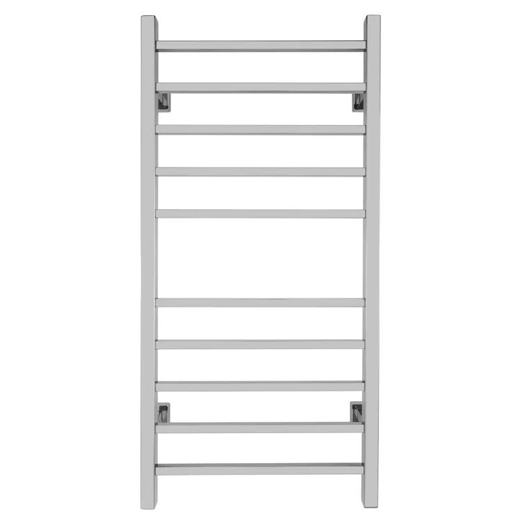 WarmlyYours TW-MT-10PS-HP Metropolitan Electric Wall-mounted Towel Warmer, Polished, 10 Bars, Dual Connection