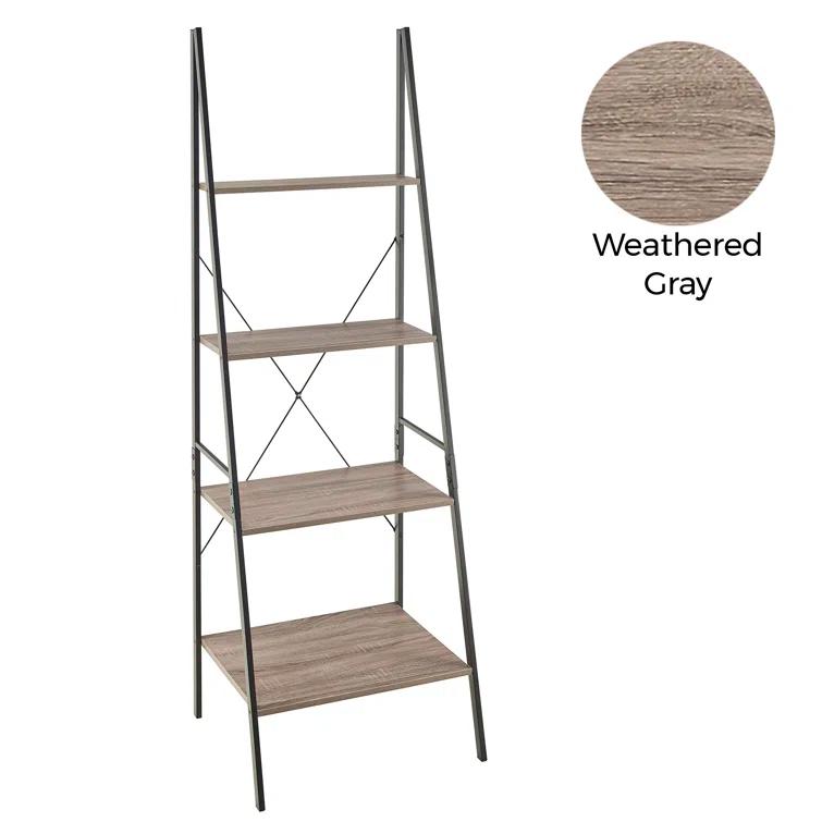 ClosetMaid Industrial 4-Tier Ladder Bookcase