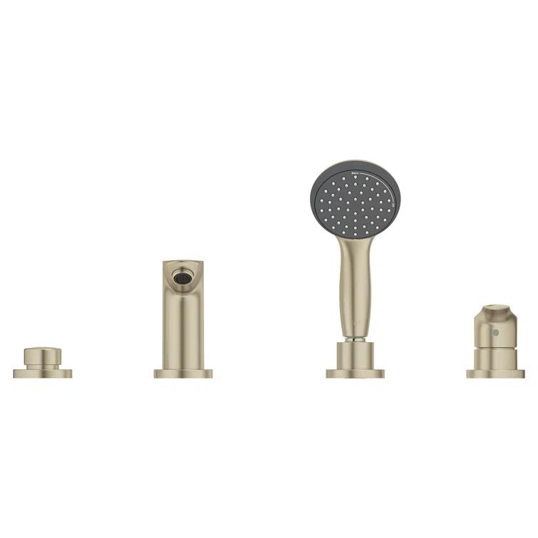 Eurosmart Single Handle Deck Mount Roman Tub Faucet Trim