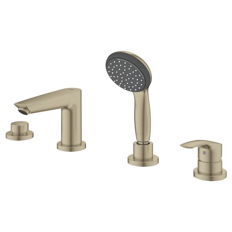 Eurosmart Single Handle Deck Mount Roman Tub Faucet Trim