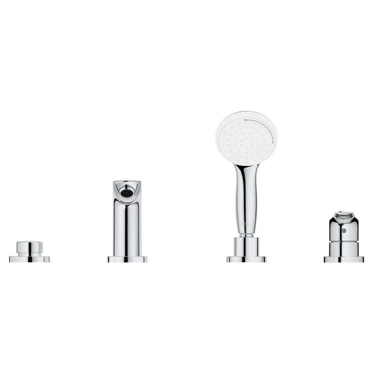 Eurosmart Single Handle Deck Mount Roman Tub Faucet Trim