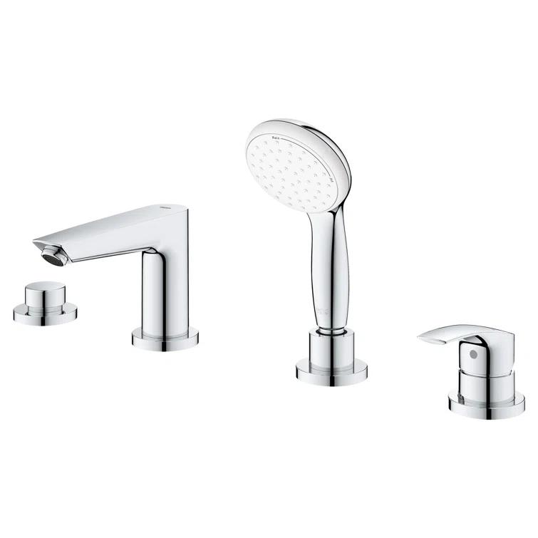 Eurosmart Single Handle Deck Mount Roman Tub Faucet Trim