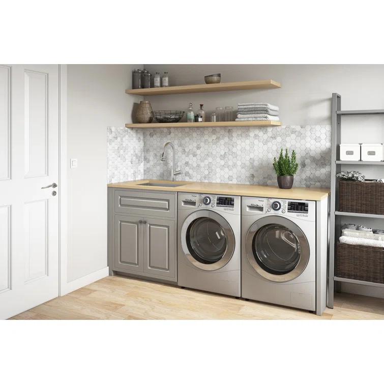 Ruvati 21" x 18" x 12" Deep Laundry Utility Sink Undermount 16 Gauge Stainless Steel