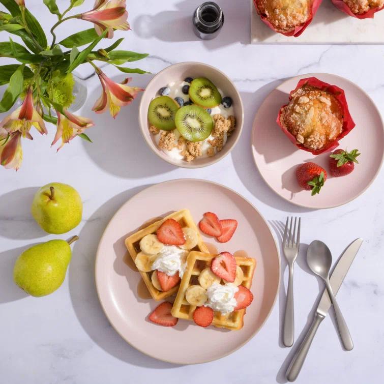 Gibson Rockaway 12 Piece Dinnerware Set, Service for 4