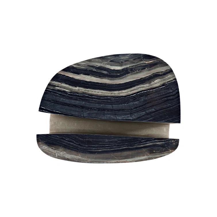 Tegan Marble Top End Table