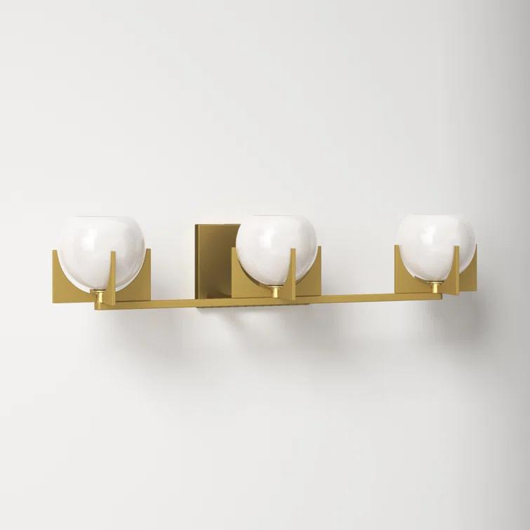 Kristoff 3 Light Frosted Dimmable Vanity Light