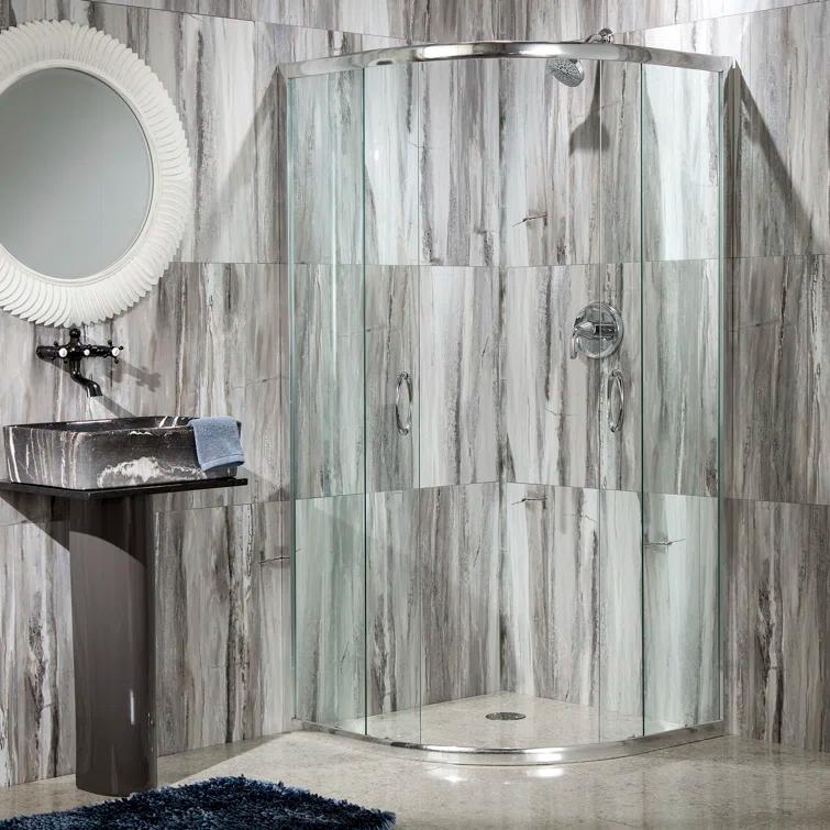 Palisade 25.6 in. x 14.8 in. Interlocking Vinyl Waterproof Wall Tiles