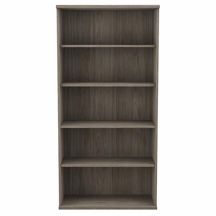 Bush Business Furniture Hybrid Tall 5 Shelf Bookcase