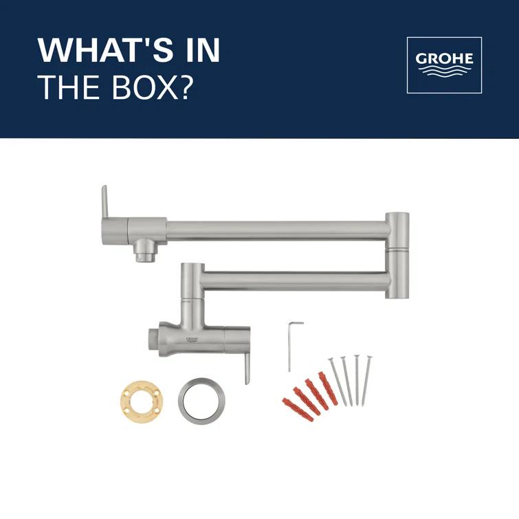 Zedra Pot Filler with Accessories