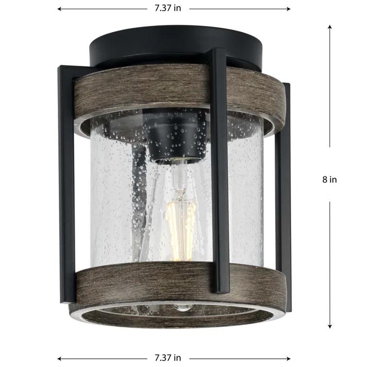 1 - Bulb Outdoor Flush Mount