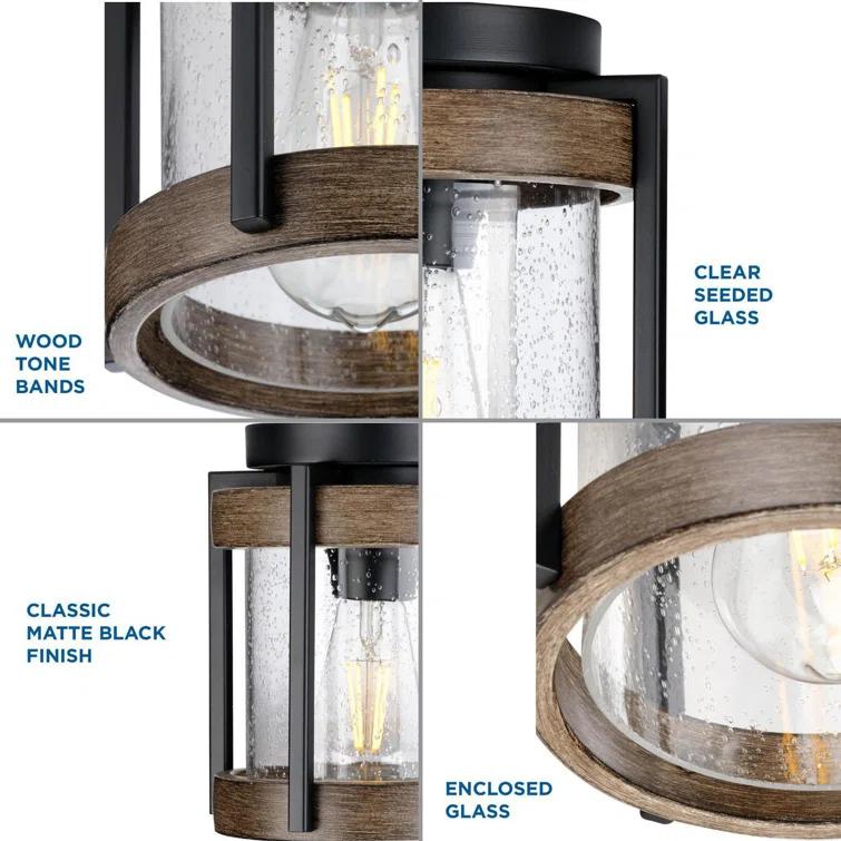 1 - Bulb Outdoor Flush Mount