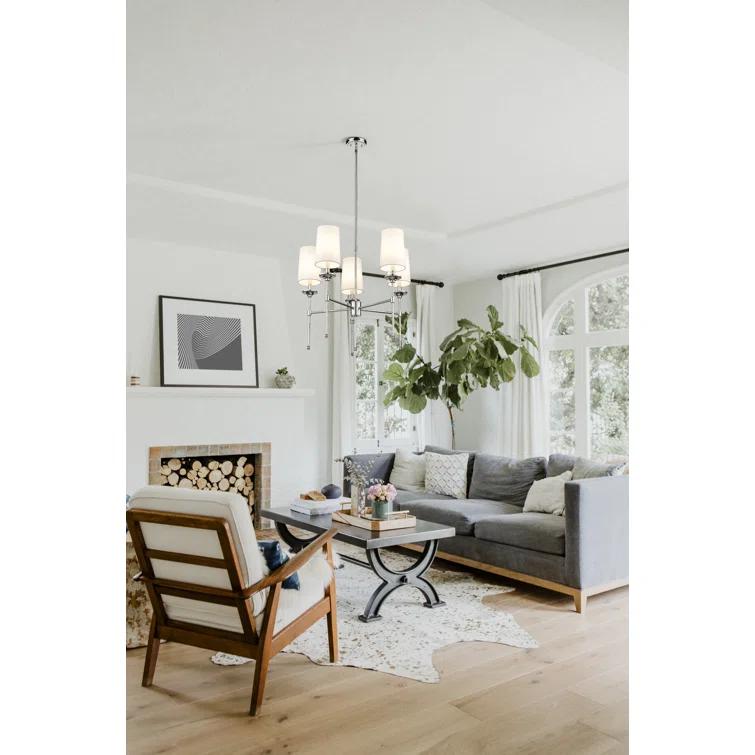 Hayse 5 - Light Dimmable Classic / Traditional Chandelier