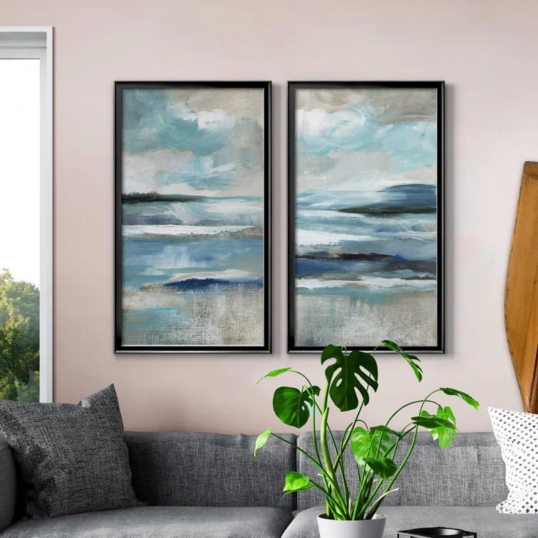 Wade Logan® " Distant Drama I " 2 - Pieces Painting Print (Set of 2)