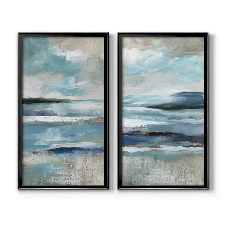 Wade Logan® " Distant Drama I " 2 - Pieces Painting Print (Set of 2)