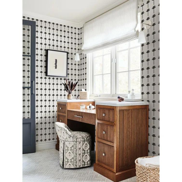 York Wallcoverings Floral Double Roll