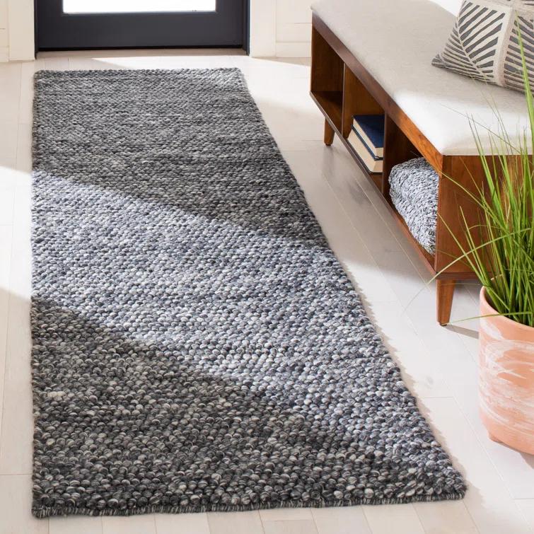 Natura NAT620 Hand Woven Area Rug - Dark Grey - 3'x5' - Safavieh