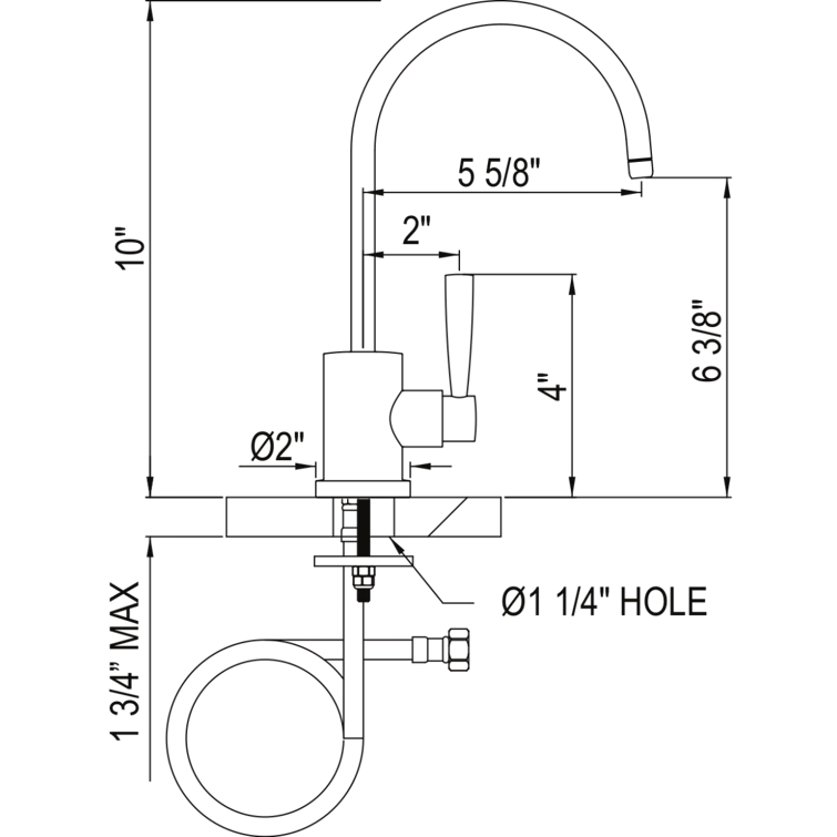 Perrin & Rowe U.1601L-STN-2 Holborn Filter Kitchen Faucet