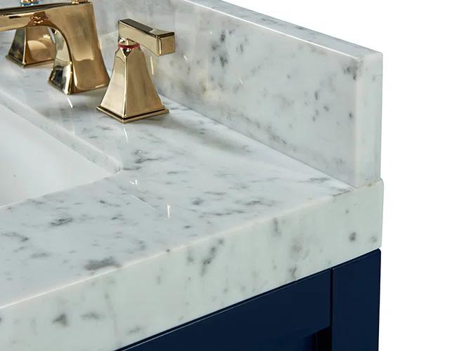 Ancerre Designs Elizabeth 48" Wood Bathroom Vanity Set in Heritage Blue
