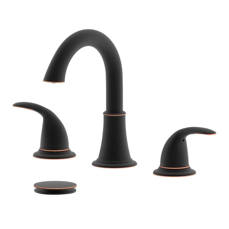 Karmel Widespread 2-handle Bathroom Faucet with Drain Assembly