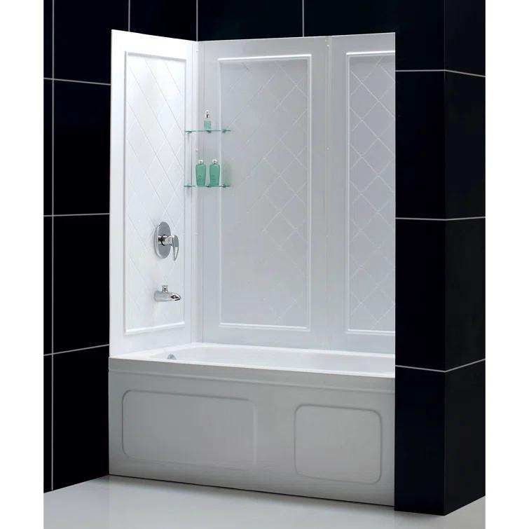 Infinity-Z 28" x 60" Rectangle Sliding Tub Enclosure
