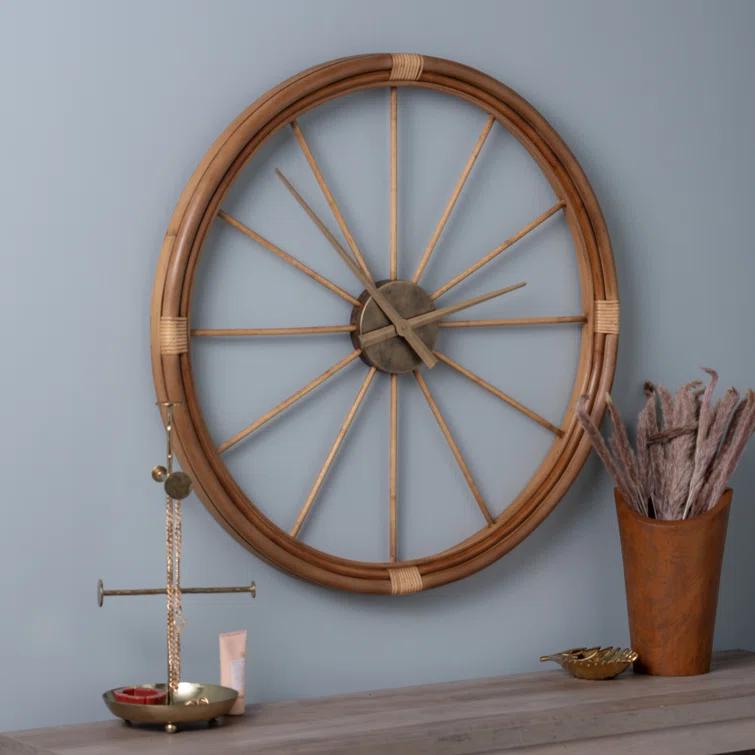 Joss & Main Gerena Oversized 30" Wall Clock