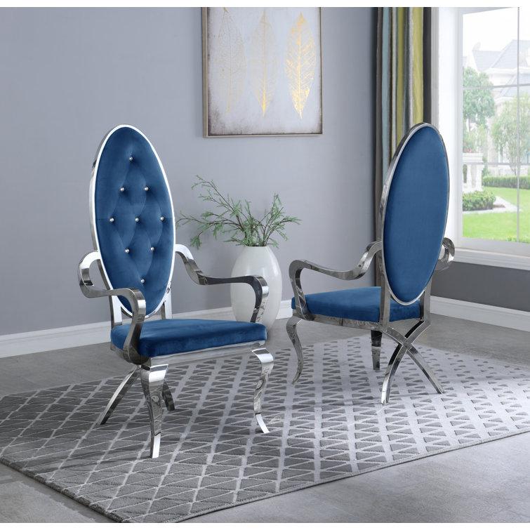 Glass Top Double Pedestal Dining Set